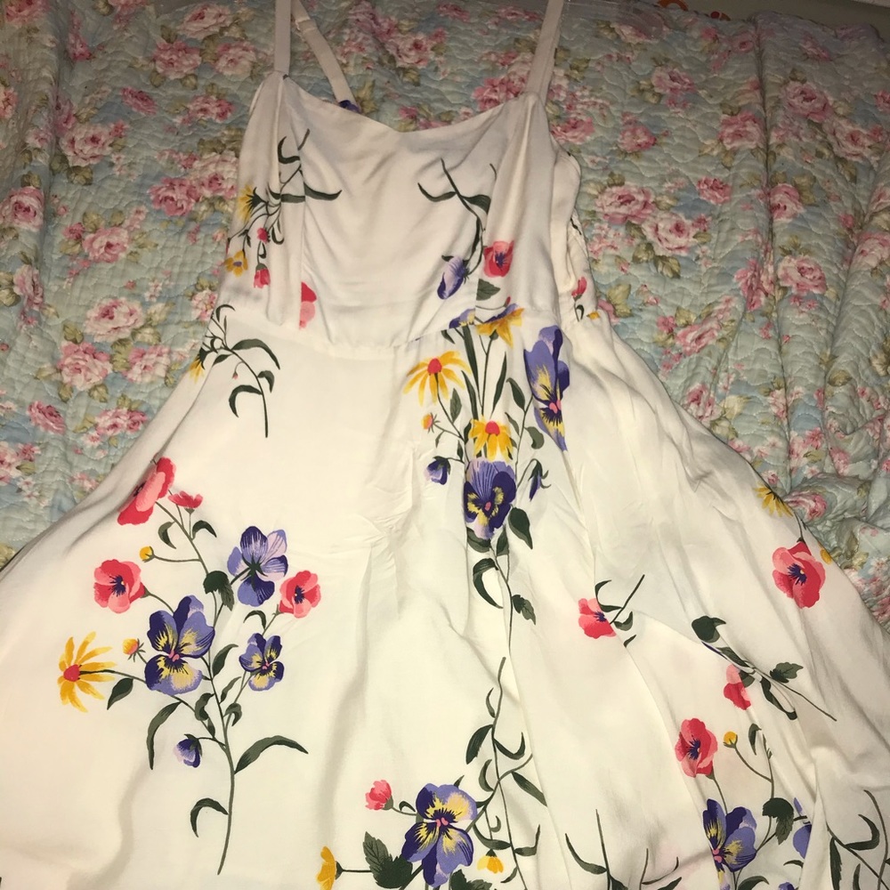 xs floral old navy sundress